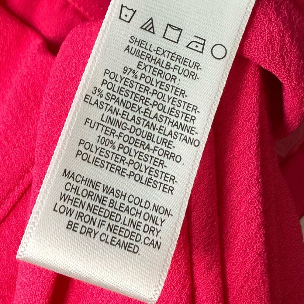 Dress the Population Women's Vickie Off-The-Shoulder Dress Begonia Sz XL NWT - Picture 8 of 9